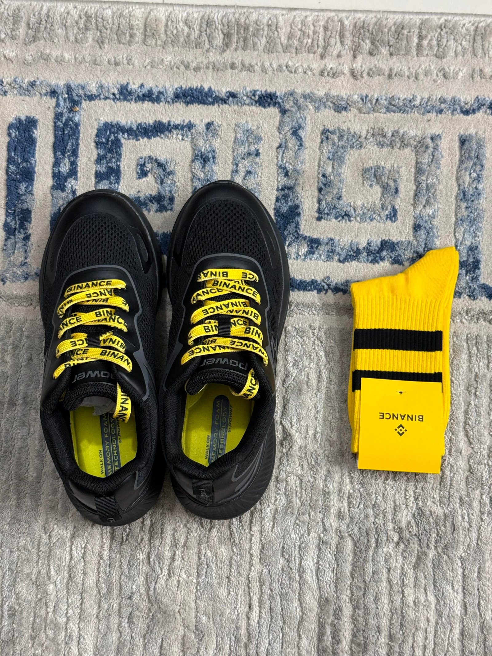 Binance merch sent to the Crypto Clash team