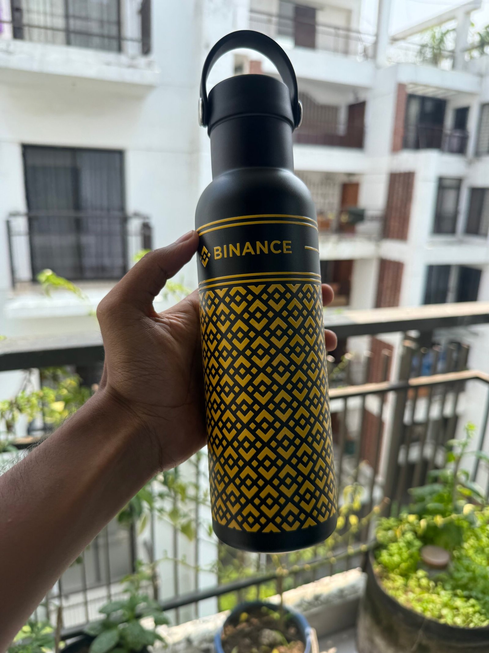 Binance merch sent to the Crypto Clash team